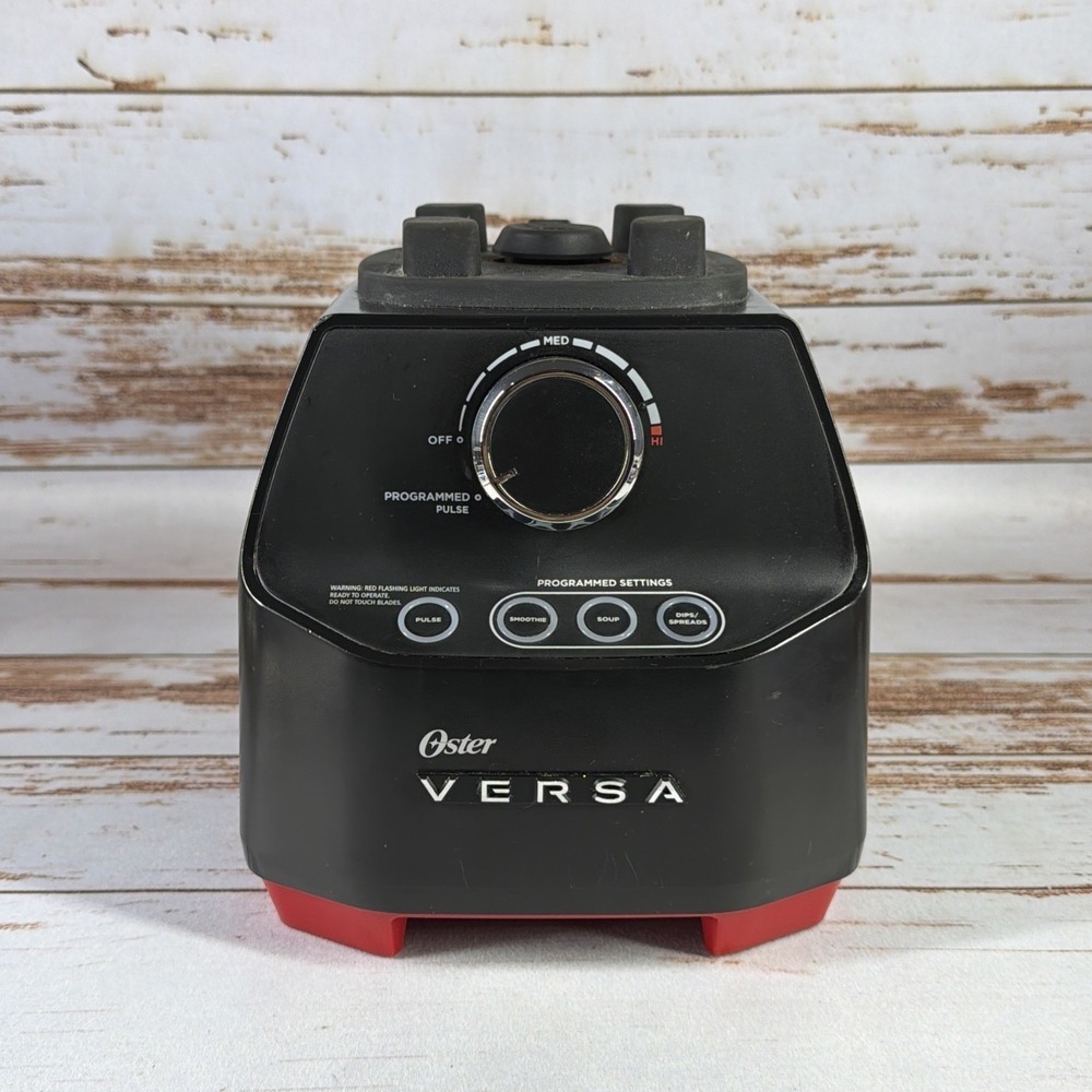 Pre-Owned Oster Versa Pro BLSTVB-RV0-000 Motor Base ONLY Missing Rubber Feet
